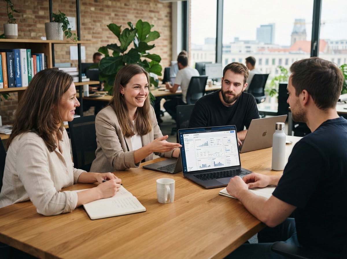 Navundo Serolivas Arbeitsumgebung mit Datenanalyse-Systemen